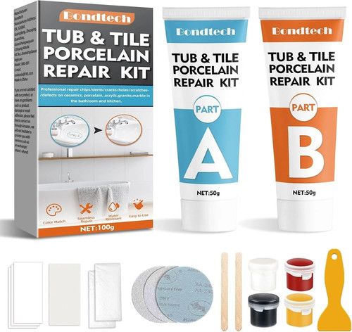 Bath repair kit white - bath,