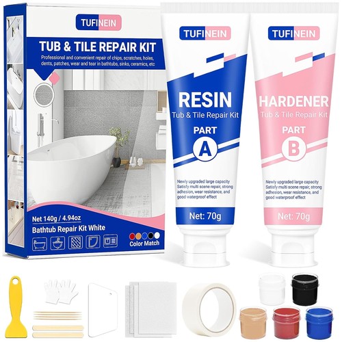 Tub tile repair - &,