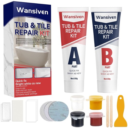 Ceramic tile repair kit white - ceramic,