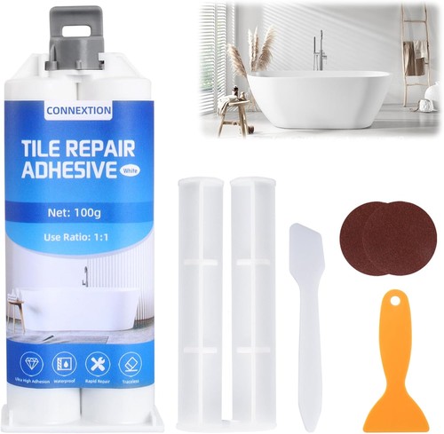 Ceramic tile repair kit white - ceramic,