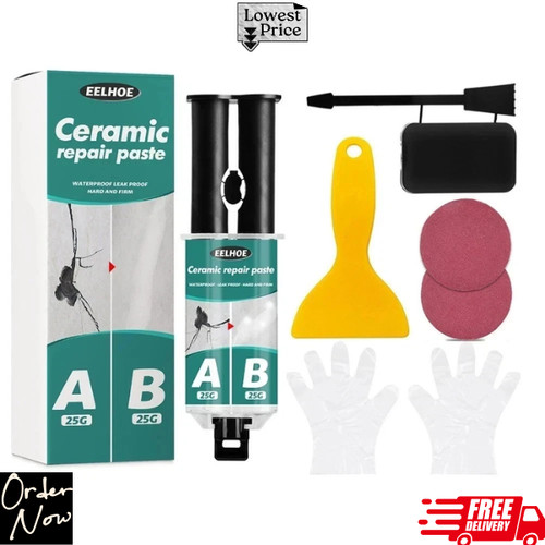 Bath white enamel repair fix - white,