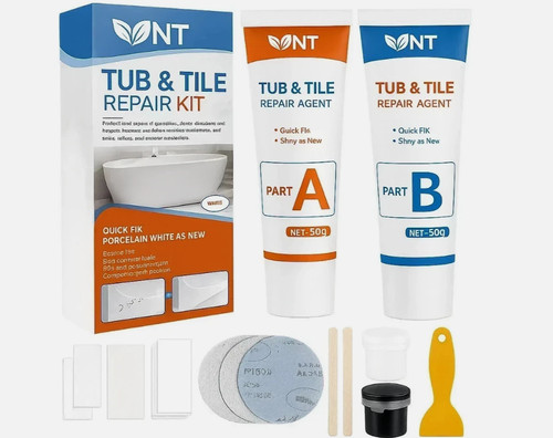 Tub tile repair - &, bath