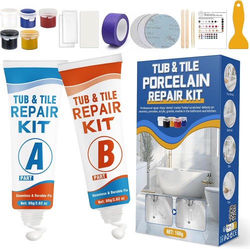Porcelain repair kit white - repair,