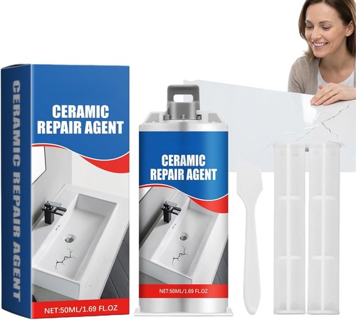 White porcelain ceramic - white, &