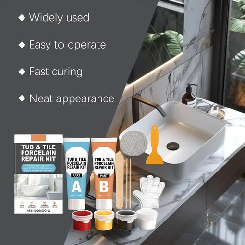Tub tile repair kit bath - kit,