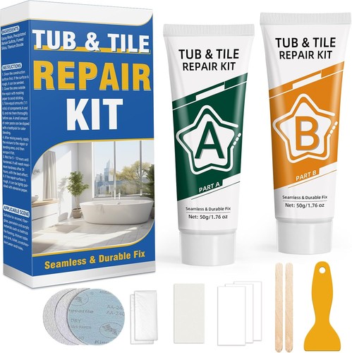 White tile bath - tile,
