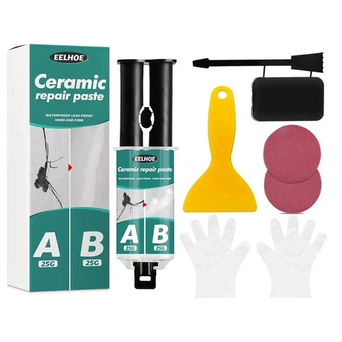 Bath white enamel repair fix - white,