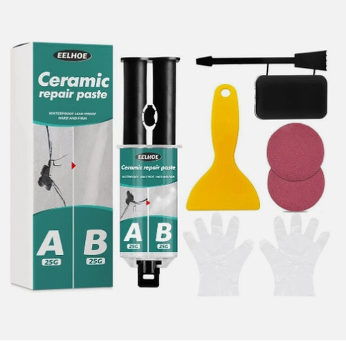 Bath white enamel repair fix - enamel,
