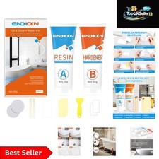 Water-Resistant White Bath