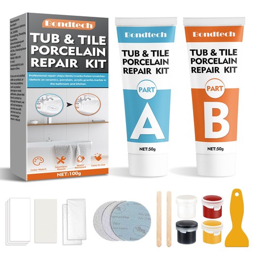 Tile bath repair kit for - tile,