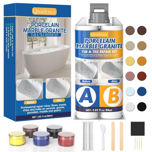 Bath repair kit - repair, white